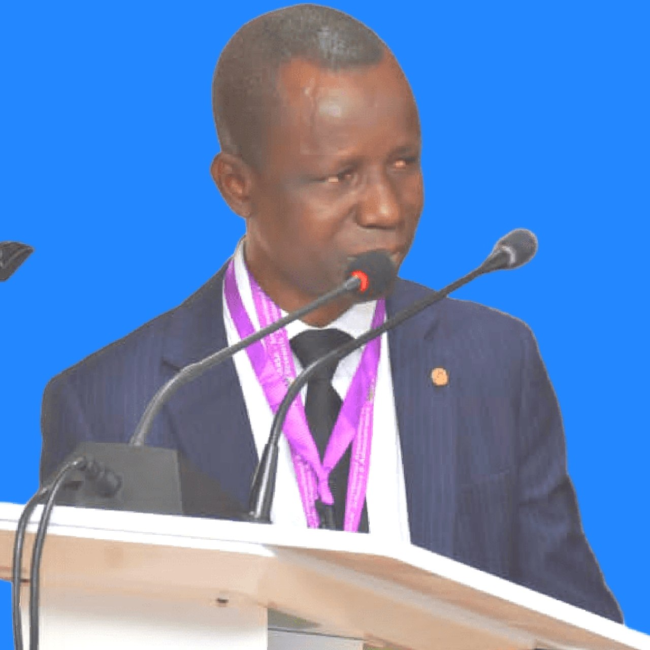 Prof. Ogunsakin-Akin delivering an address at a conference podium